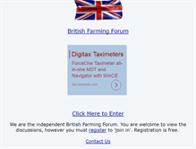 Tablet Screenshot of farmingforum.co.uk